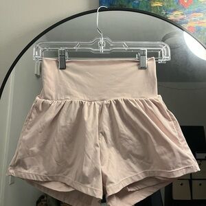 HALARA Light Pink High-Waisted Shorts